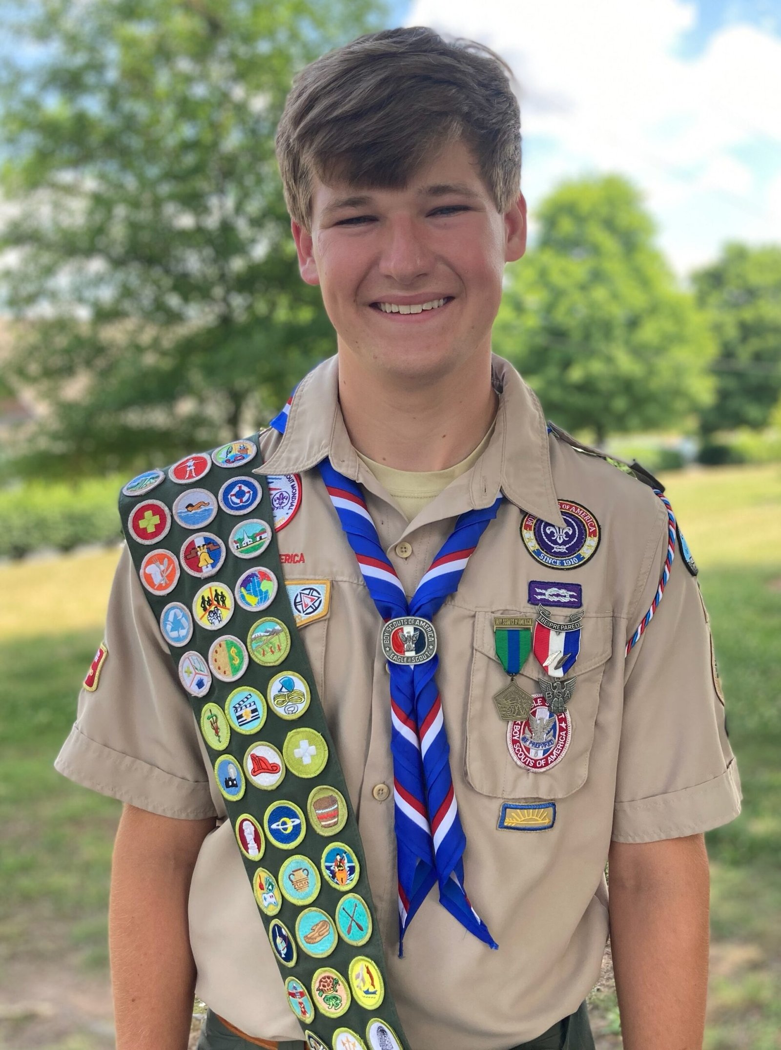 Troop 600 Scout Earns National Medal for Outdoor Achievement